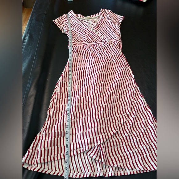 Anthropologie Maeve Paladino Textured Wrap Dress Size Small - Picture 15 of 16